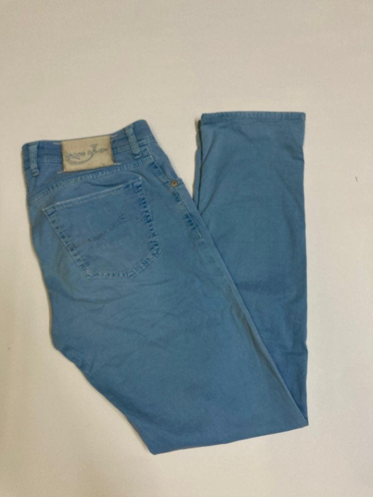 Jacob Cöhen J622 Special Nick jeans -33- Blue - White patch, Blauw, W32 (confectie 46) of kleiner, Ophalen of Verzenden, Zo goed als nieuw
