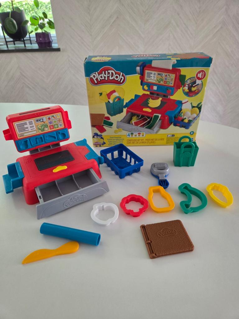 Play Doh supermarkt kassa, Kinderen en Baby's, Speelgoed | Educatief en Creatief, Ophalen, Zo goed als nieuw, Met geluid
