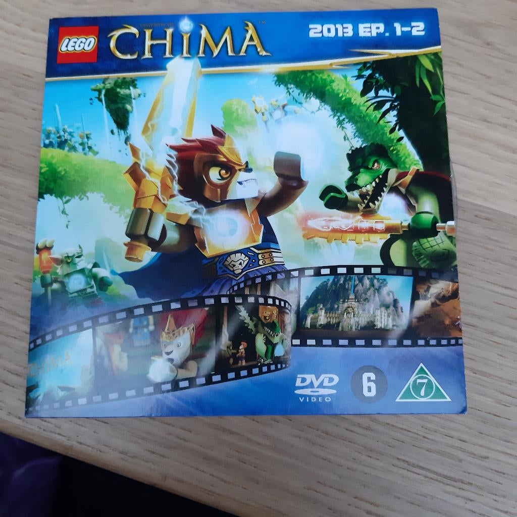 DVD lego chima (2x dezelfde), Cd's en Dvd's, Vanaf 6 jaar, Ophalen of Verzenden, Zo goed als nieuw, Europees