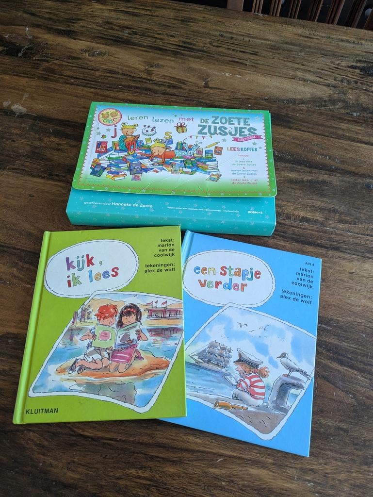 Startset leren lezen, leeskoffer De Zoete Zusjes, Ophalen of Verzenden, Zo goed als nieuw, Hanneke de Zoete, Fictie algemeen