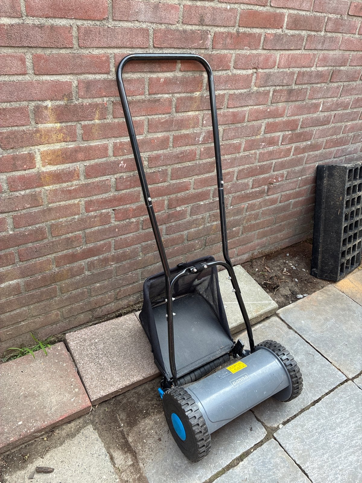 Handgrasmaaier Gamma met opvangzak, Ophalen, Gebruikt, Handgrasmaaier, Opvangzak