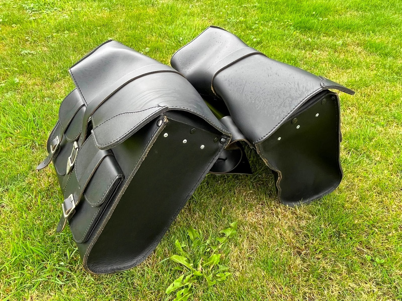 Motor tassen 100% leder, Motoren, Accessoires | Koffers en Tassen, Ophalen of Verzenden, Zo goed als nieuw