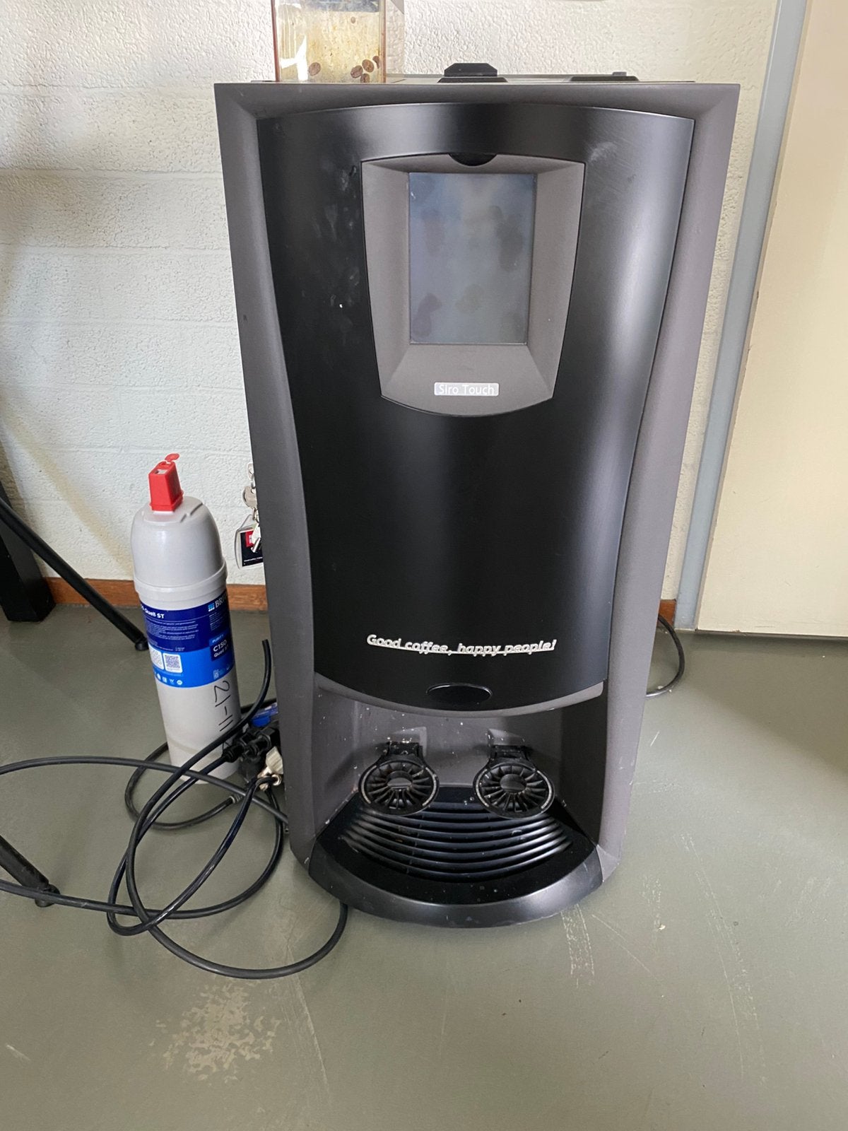 Siro touch koffiemachine, Witgoed en Apparatuur, Ophalen, Gebruikt, Koffiemachine, Koffiebonen
