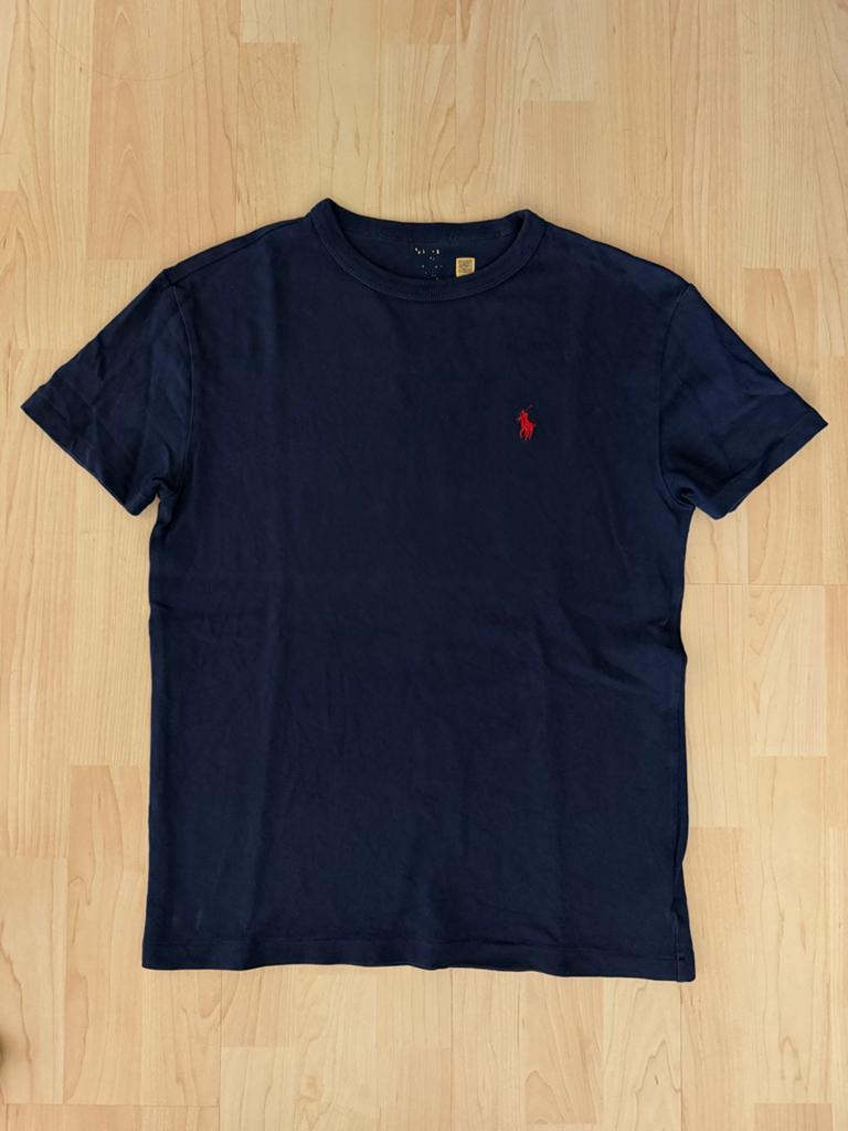 Polo Ralph Lauren Navy Classic T-shirt maat S, Ophalen of Verzenden, Gedragen, Maat 46 (S) of kleiner, Blauw
