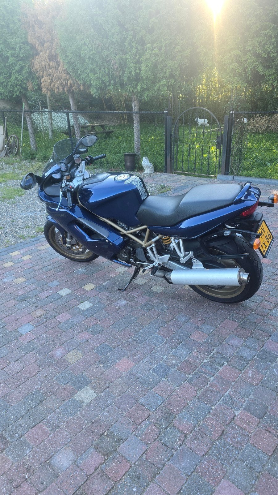 Ducati ST2 Toermotor - Blauw met zijkoffers, Motoren, Motoren | Ducati, 2 cilinders, Motorrijbewijs A, Gebruikt, Particulier