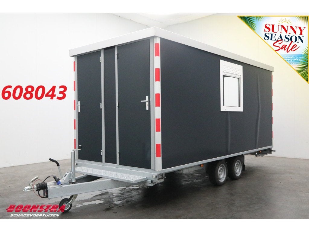 NIJENKAMP Harmsen Tandemasser Schaftkeet Toilet 2000kg 500x2, Boonstra Schadevoertuigen, Gebruikt, Sales@boonstraschadevoertuigen.nl