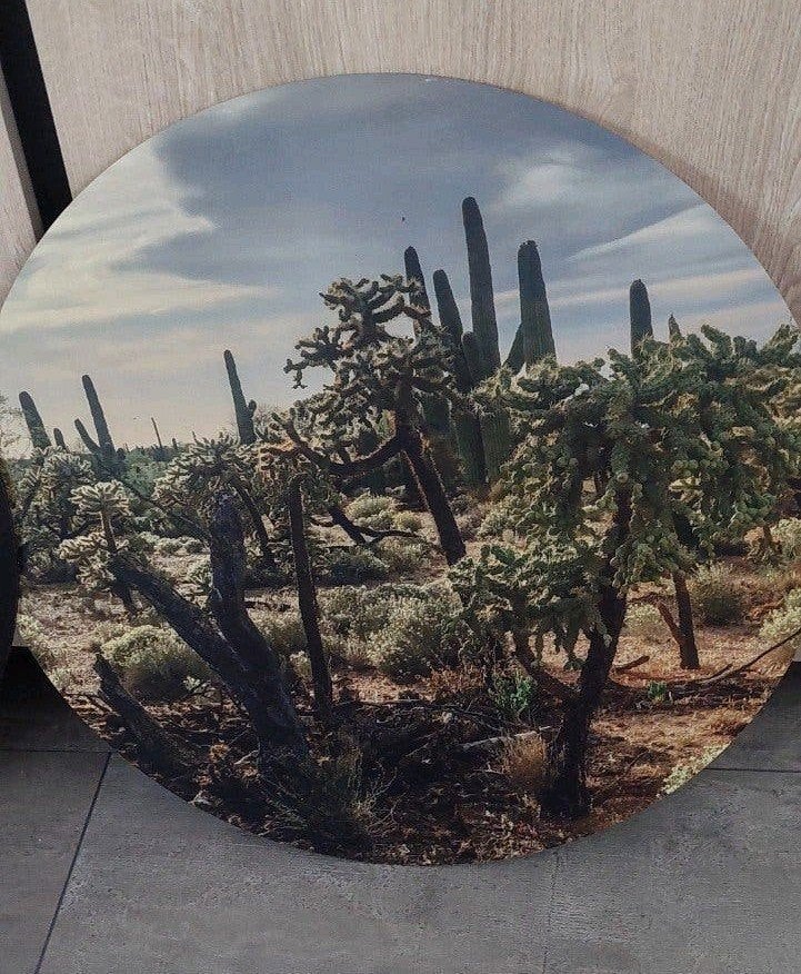 Mooie alluminium wand cirkel 60 cm ds, Ophalen of Verzenden, Zo goed als nieuw
