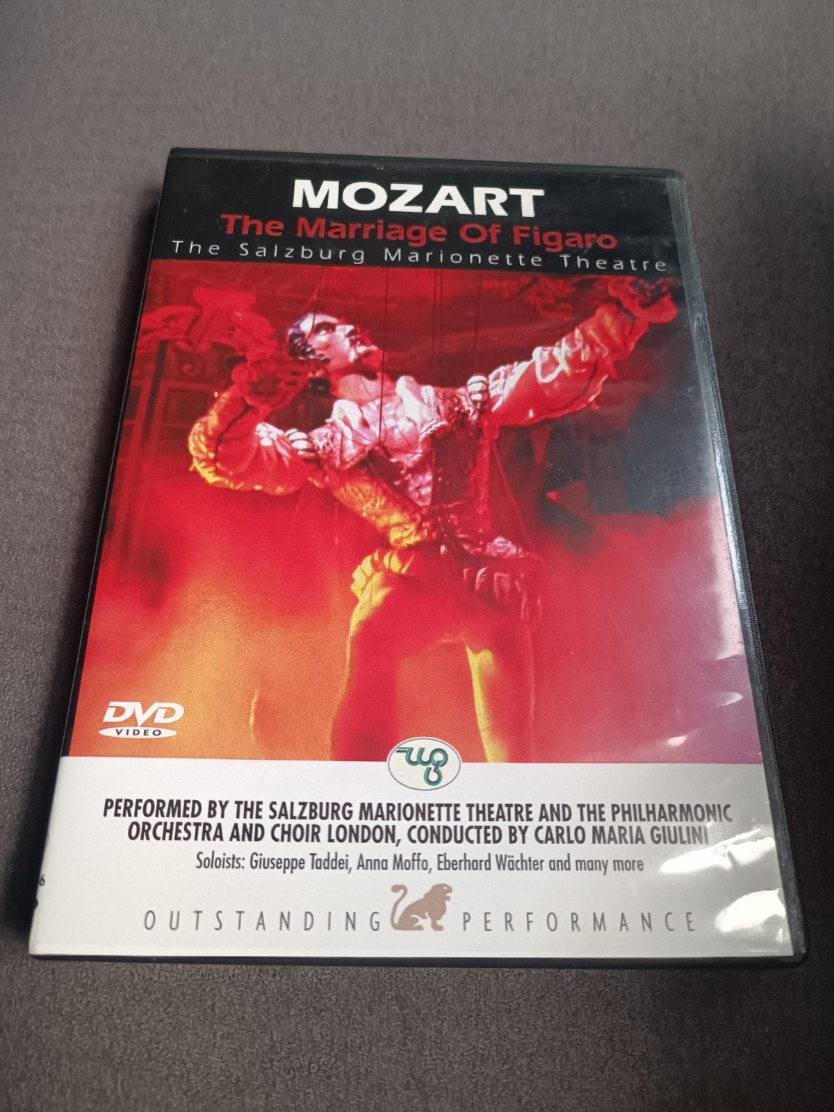 Mozart the marriage of Figaro - dvd, Alle leeftijden, Ophalen of Verzenden, Zo goed als nieuw