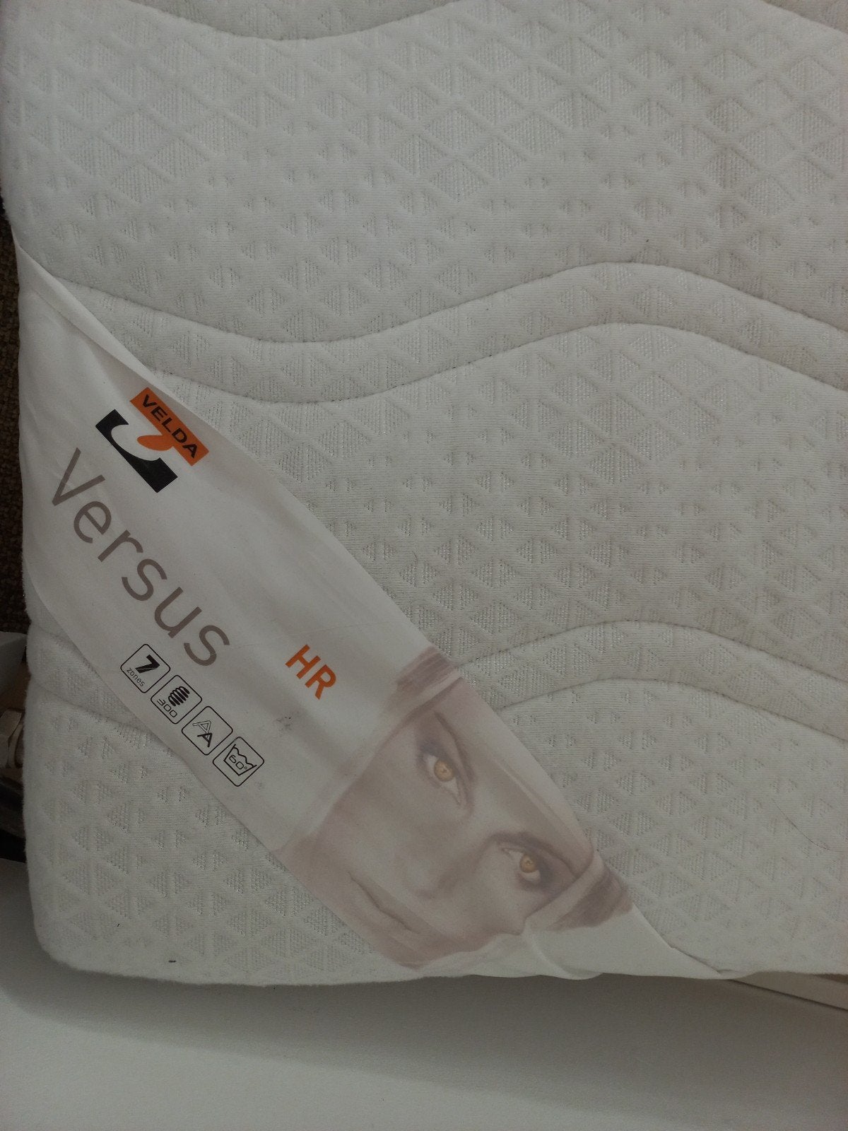 Velda Versus HR matras 90x200 cm, Huis en Inrichting, Ophalen, Gebruikt, 90 cm, Eenpersoons