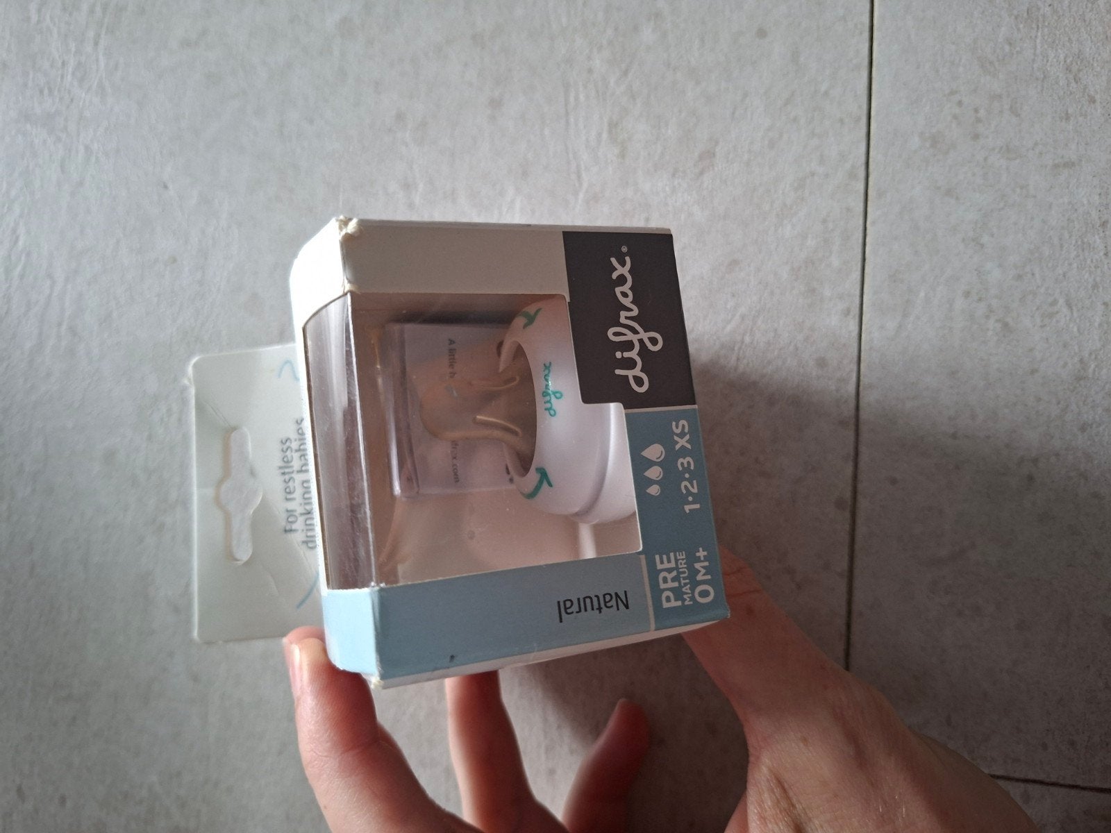 Difrax Speen 0M+ Prematuur 1-2-3 XS doseerspeen, Ophalen, Nieuw