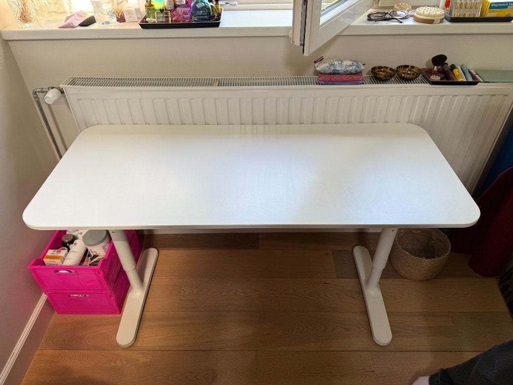 Ikea Påhl Schreibtisch, Huis en Inrichting, Bureaus, Ophalen, Zit-sta bureau, Gebruikt, 60 cm
