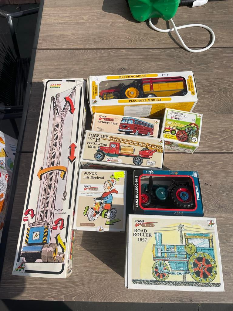 Kovap Retro Blikken Speelgoed Collectie - Nieuw in Doos, Verzamelen, Automaten | Gokkasten en Fruitautomaten, Ophalen of Verzenden