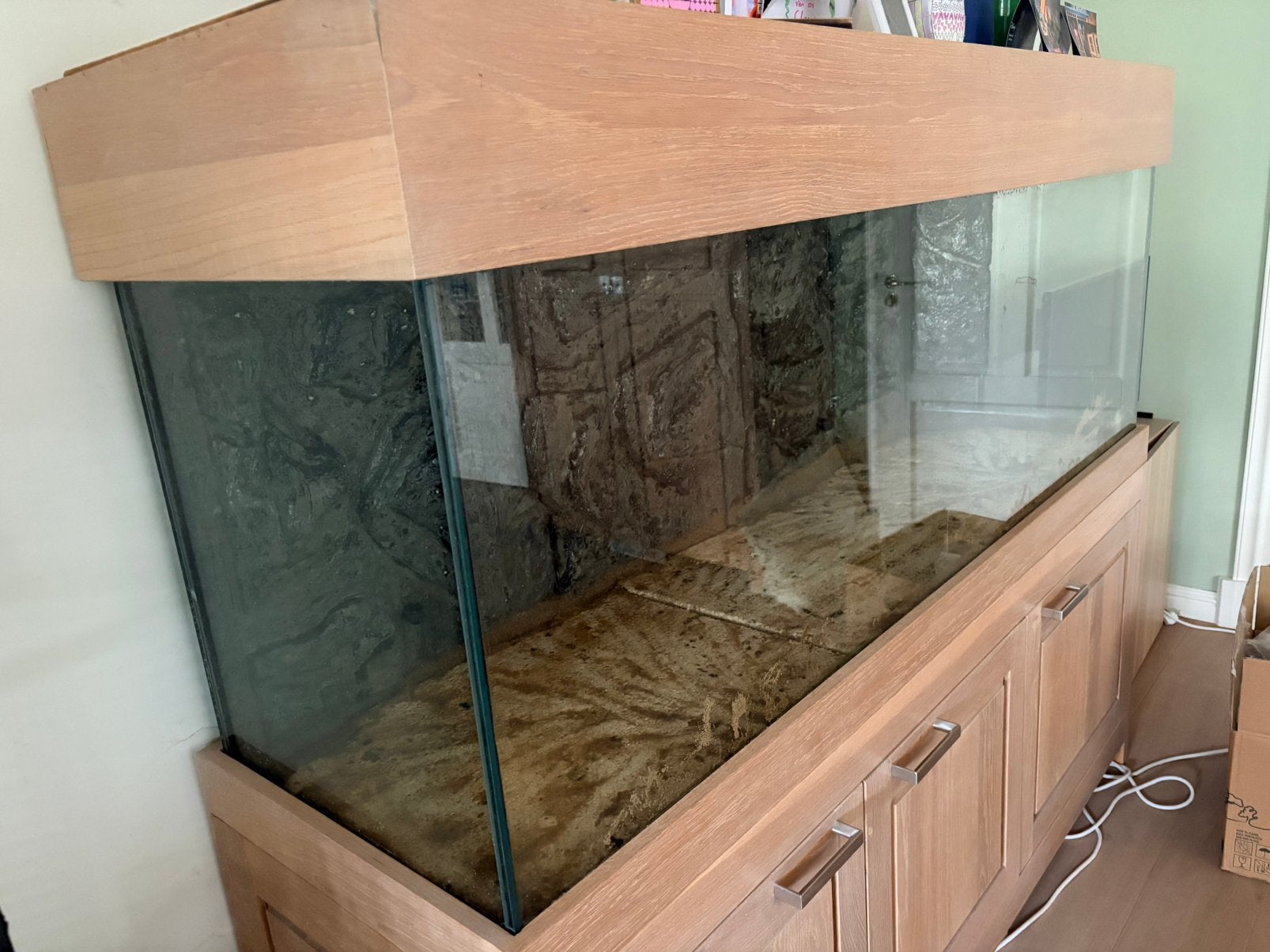 MOET ZSM WEG Aquarium 180x50x70, Ophalen, Gebruikt, Leeg aquarium, Overige merken