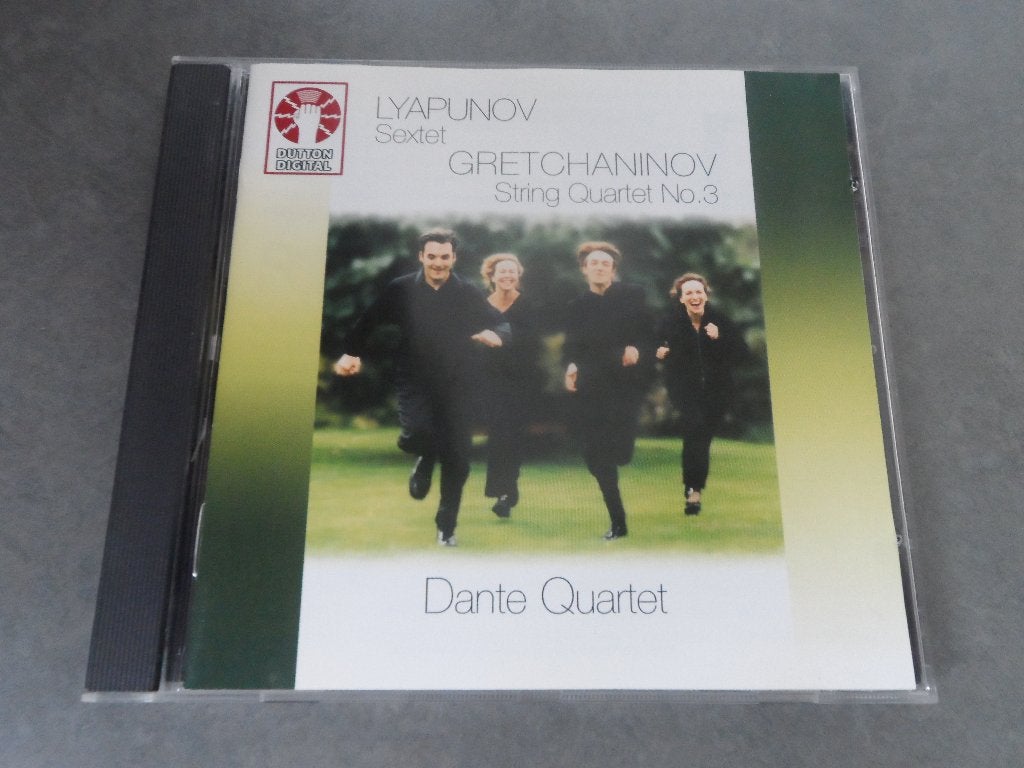 Lyapunov, Gretchaninov, Dante Quartet - CD, Verzenden, Modernisme tot heden, Gebruikt, Overige typen