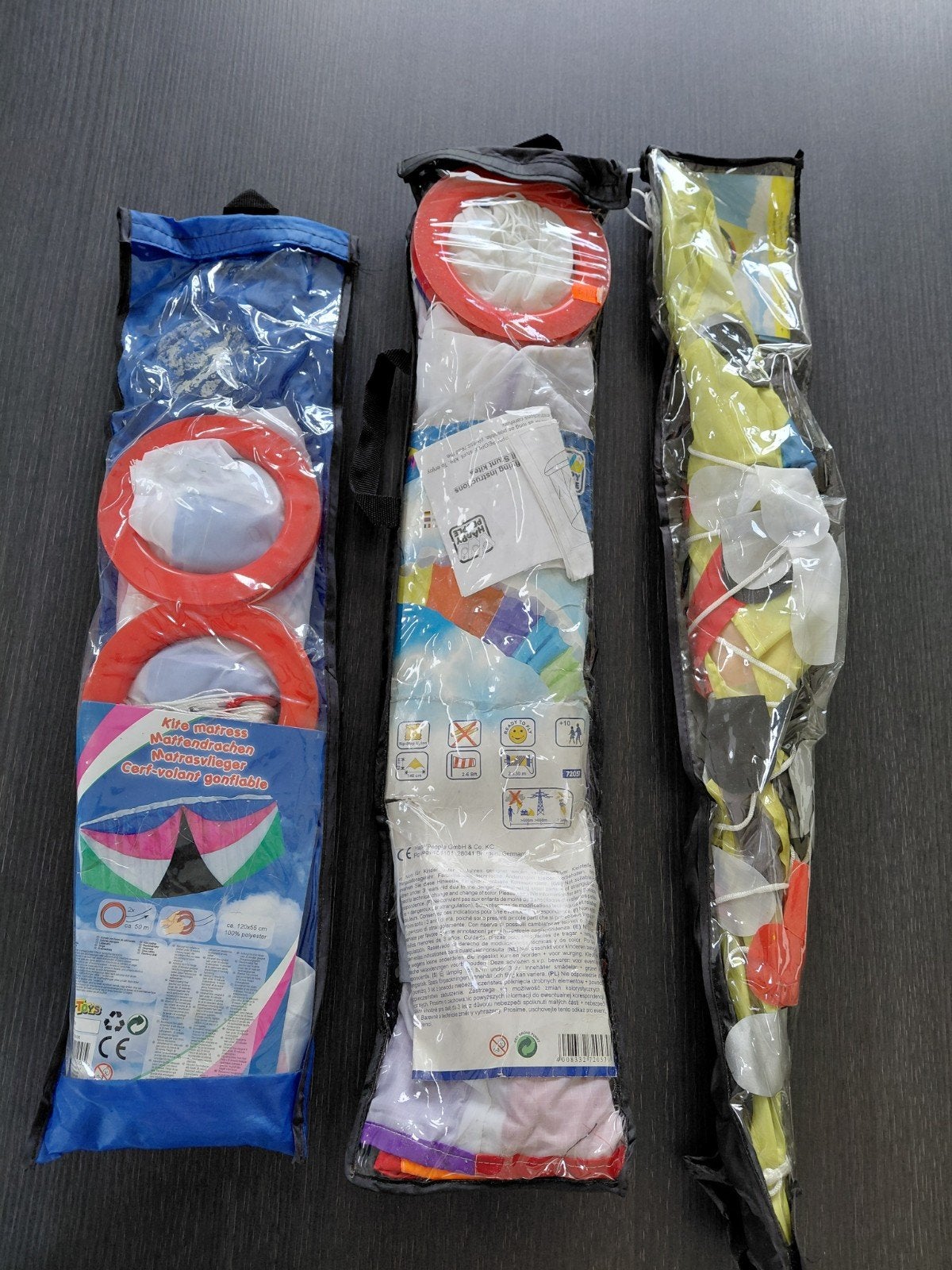 Vliegerset (3 stuks) - Ready to Fly, Sport en Fitness, Vliegeren, Ophalen, Gebruikt