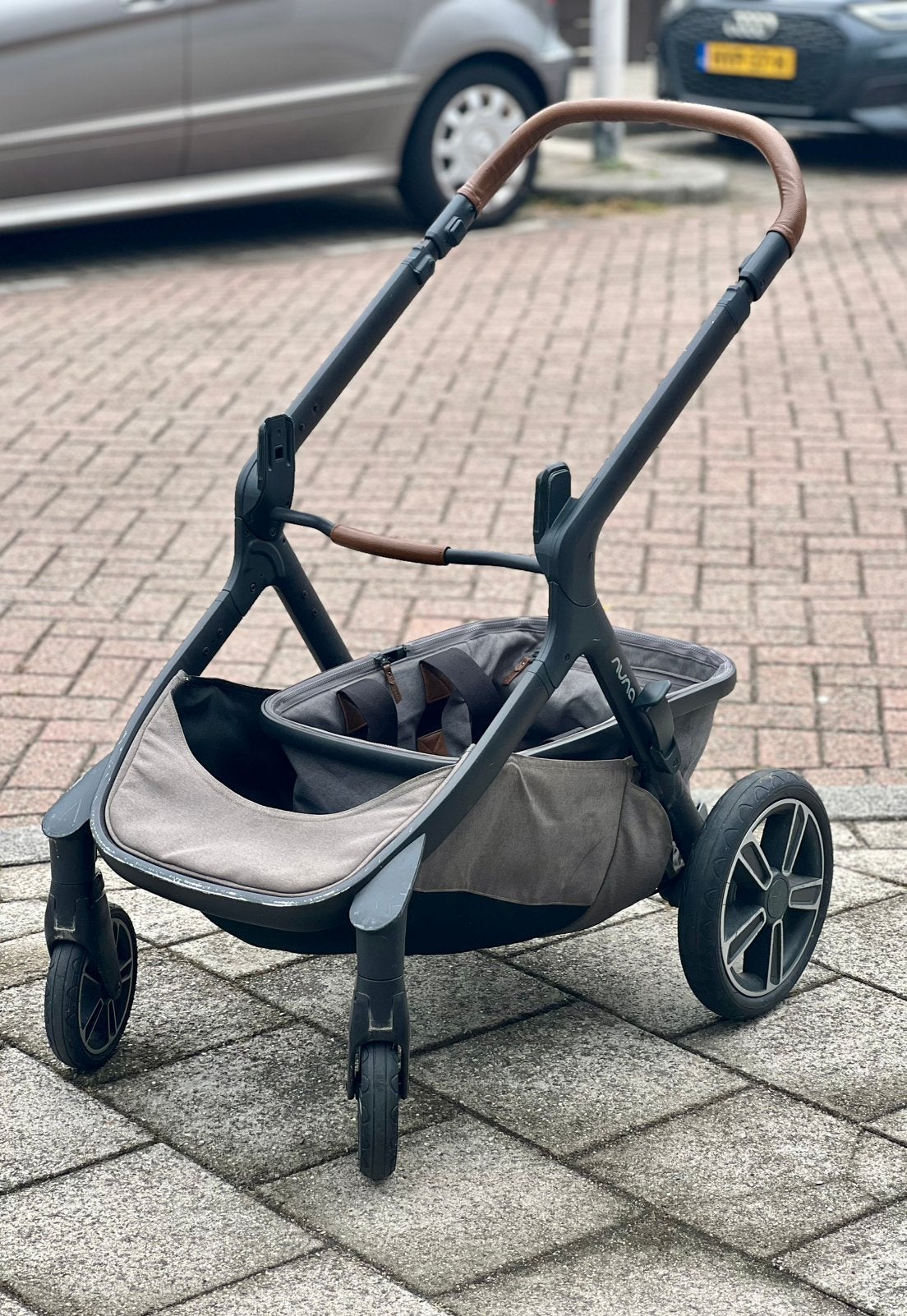 Nuna Demi Grow Oxford onderstel, Gebruikt, Duowagen, Combiwagen, Ophalen