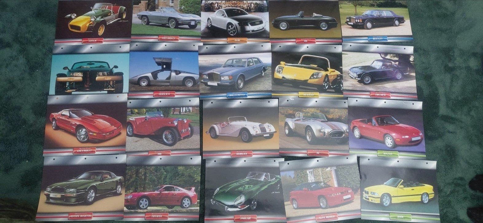 Dreamcars kaarten met uitgebreide info achterop, Ophalen of Verzenden, Auto's