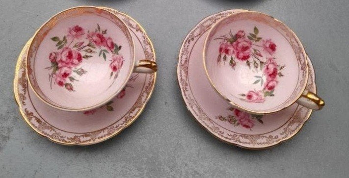 2 x antieke kopjes 25.00 p.s, Antiek en Kunst, Ophalen of Verzenden