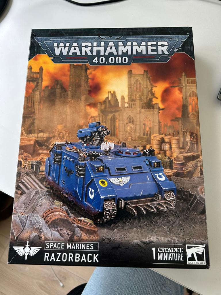 Warhammer 40K Space Marines Razorback model nieuw, Hobby en Vrije tijd, Wargaming, Ophalen of Verzenden, Zo goed als nieuw, Warhammer 40000