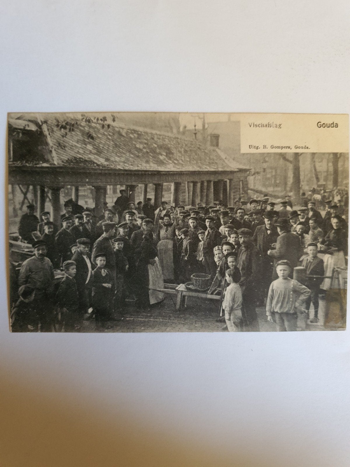 Visch banken gouwe Gouda, Ophalen of Verzenden, Voor 1940, Overige onderwerpen
