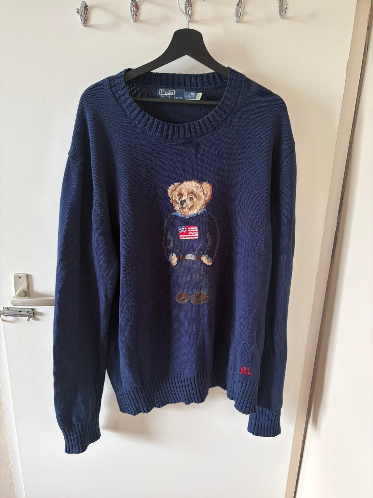Ralph lauren trui beer, Ophalen of Verzenden, Zo goed als nieuw, Maat 52/54 (L)