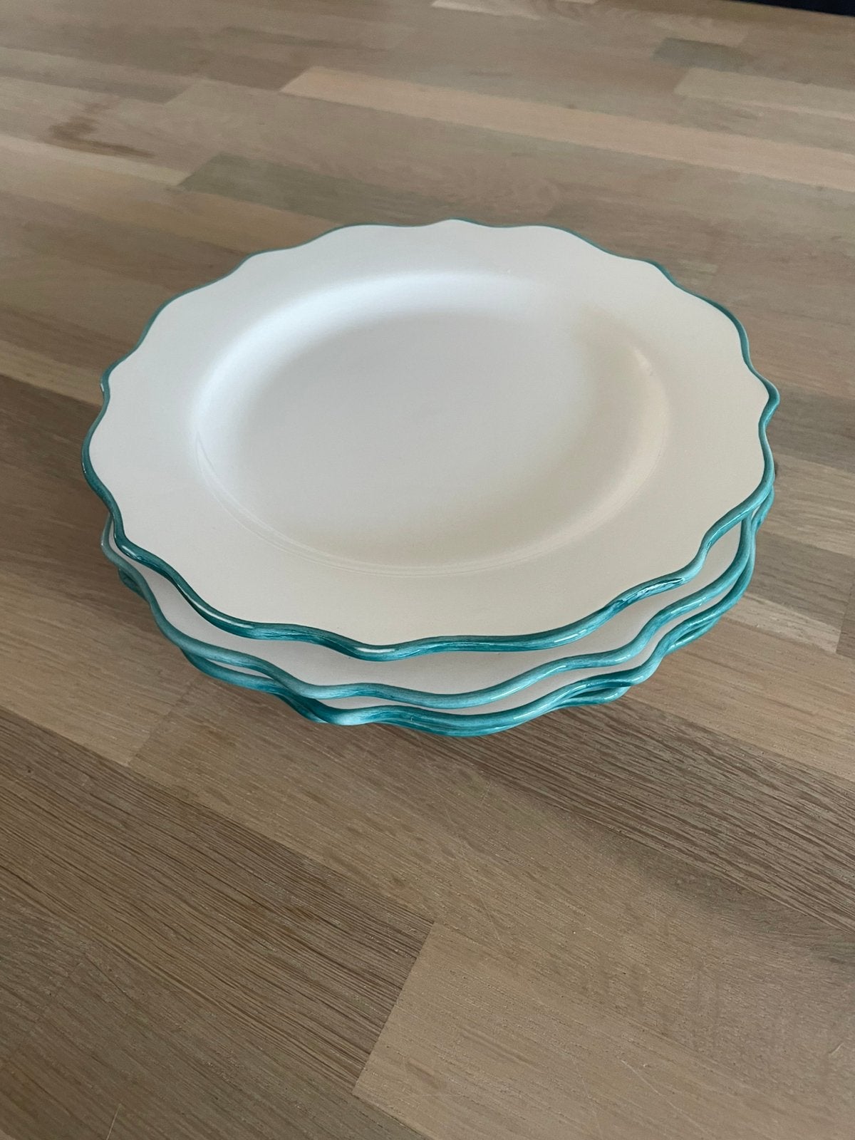 4x Forest Scalloped Breakfast Plate Anna + Nina, Ophalen, Nieuw, Overige stijlen, Bord(en)