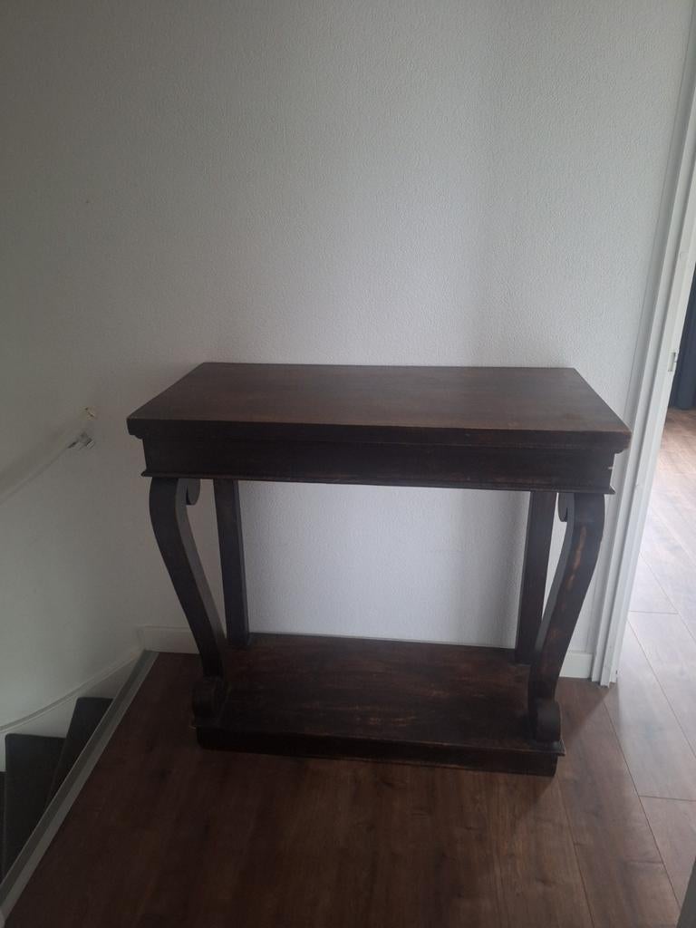 Sidetable koloniaal, Huis en Inrichting, Ophalen, 25 tot 50 cm, Rechthoekig, 100 tot 150 cm