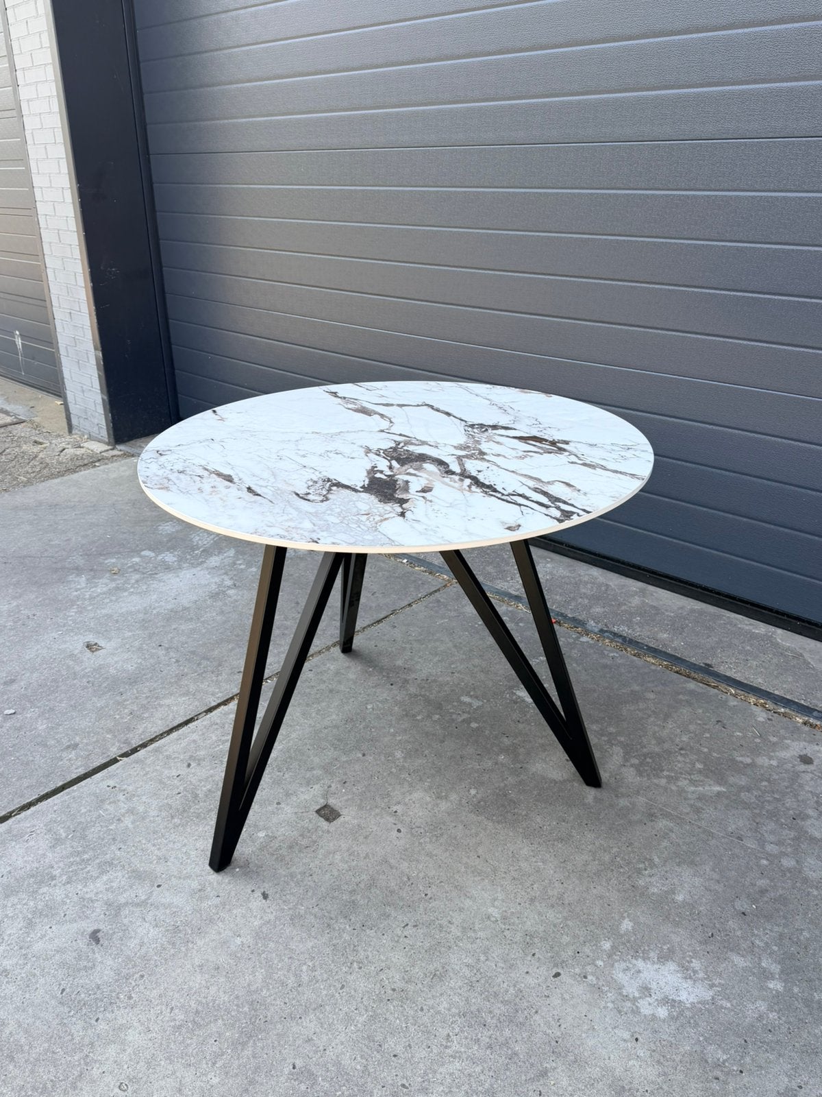 Nieuwe design eettafel – Keramiek Capraia | Rond 100 cm, Huis en Inrichting, Ophalen, Overige materialen, 50 tot 100 cm, Rond