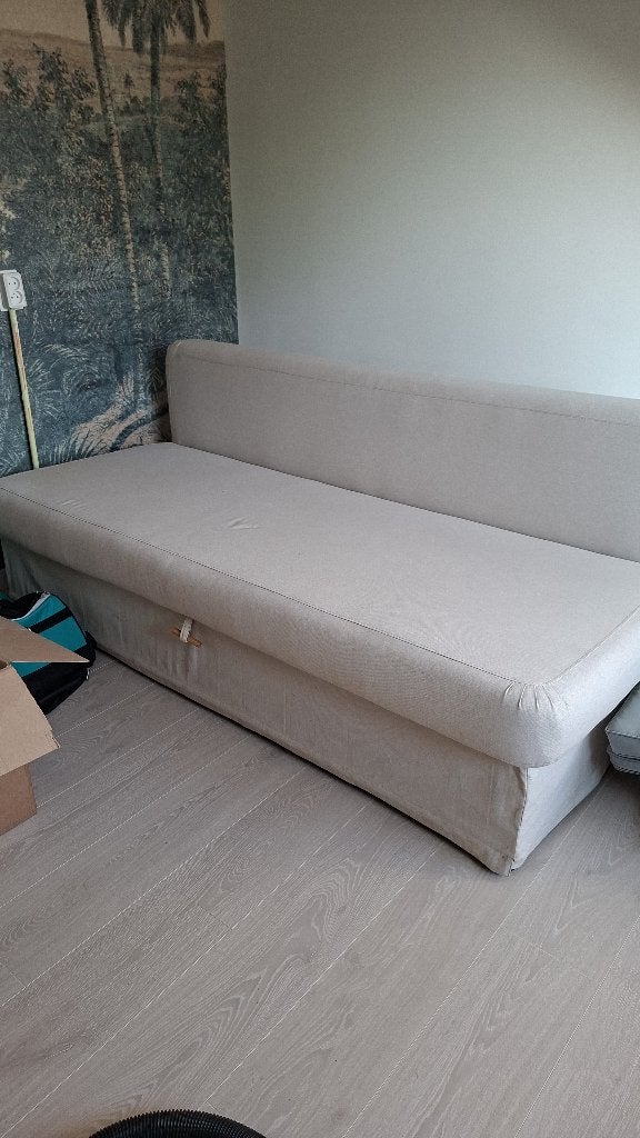 slaapbank ikea, Ophalen, Gebruikt, Beige, Overige maten
