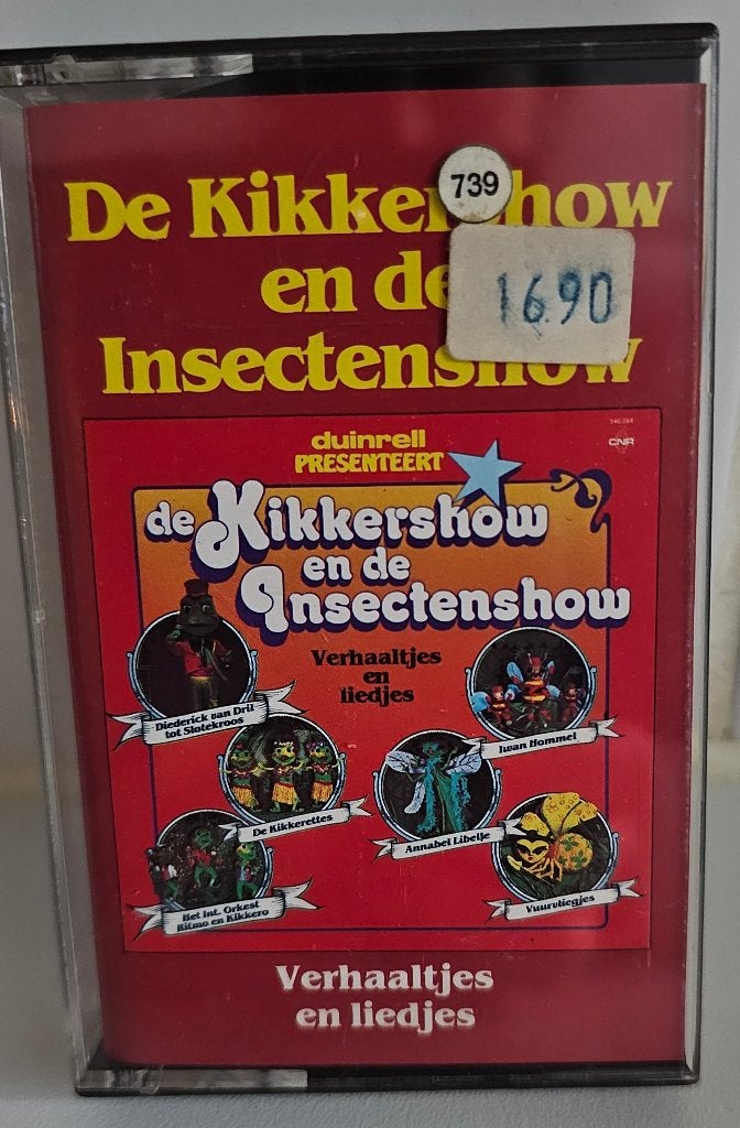 Duinrell - Kikkershow op  Casette uit 1980- verzend ook!, Ophalen, Zo goed als nieuw, Overige typen