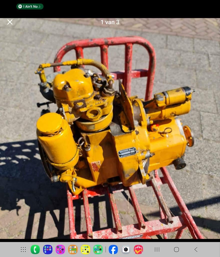 Ferrymann l30 dieselmotor op onderstel, Ophalen, Gebruikt, Dieselmotor, 1800 rpm of meer