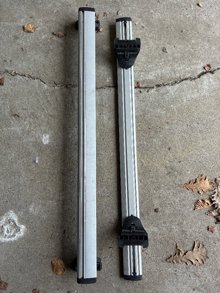 Set dakdragers en fietsendragers Volvo V60 2010-18 OEM, Auto diversen, Dakdragers, Ophalen, Zo goed als nieuw