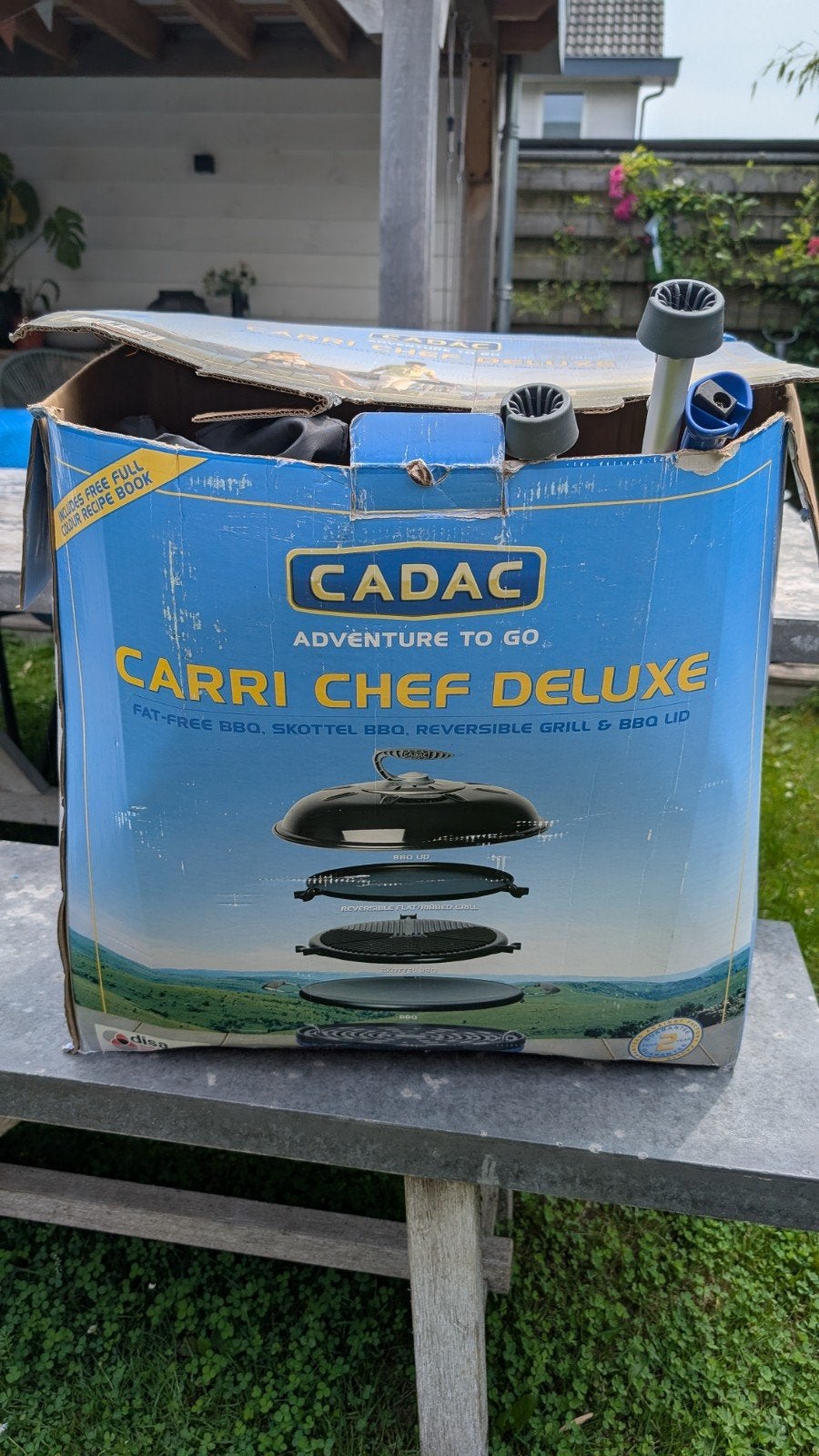 Cadac Carri Chef Deluxe BBQ - Compleet en Draagbaar, Tuin en Terras, Gasbarbecues, Ophalen
