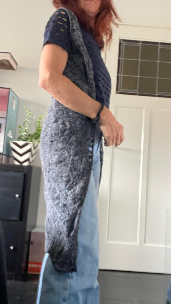 Apart vest, gehaakt, antraciet. Merk: Eksept by Shoeby, Ophalen of Verzenden, Zo goed als nieuw, Maat 36 (S), Grijs