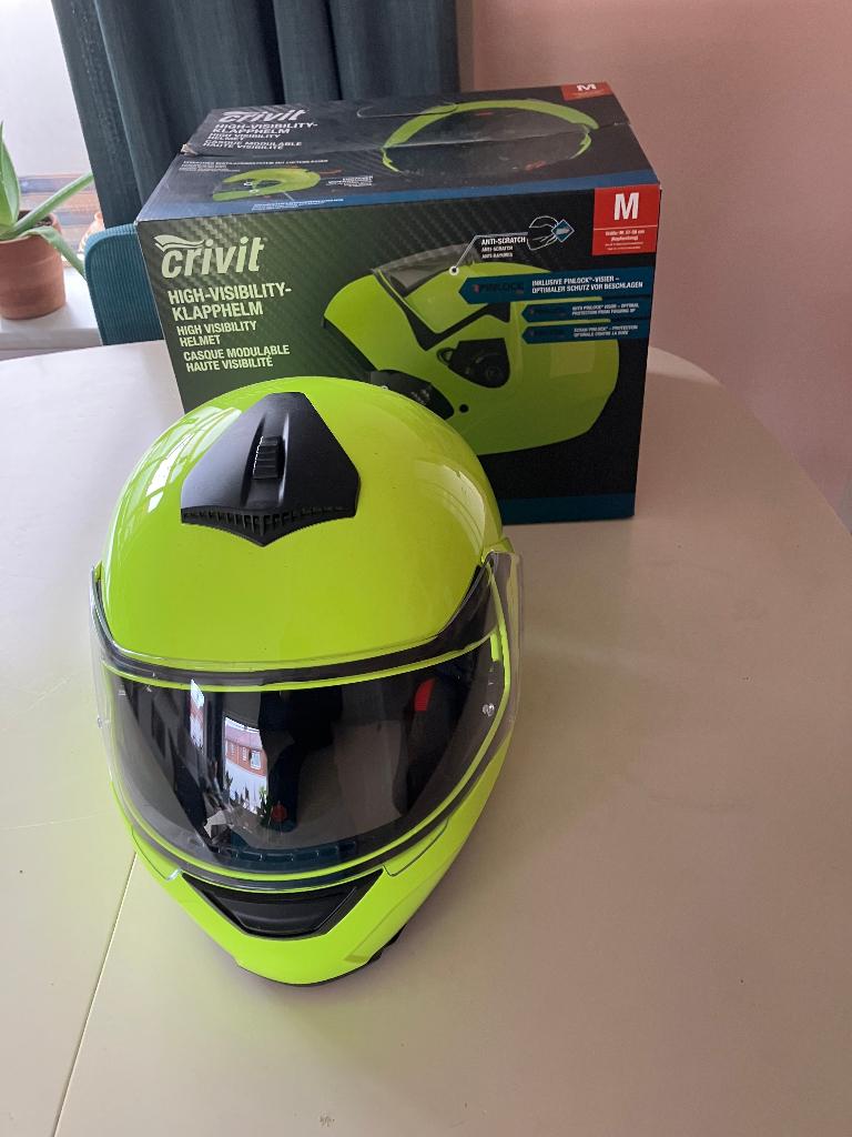 Crivit Klaphelm maat M, Motoren, Kleding | Motorhelmen, Overige merken, M, Systeemhelm, Ophalen of Verzenden