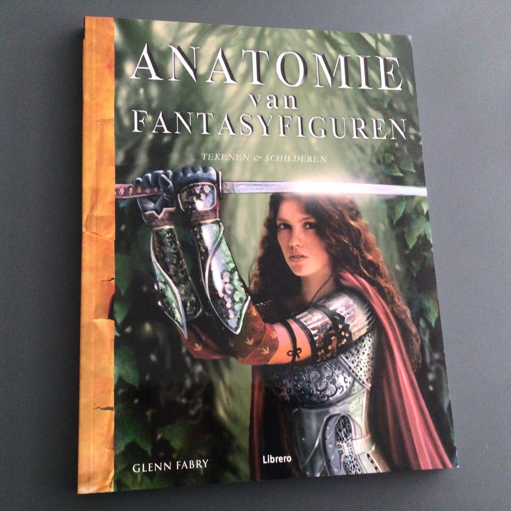 Glenn Fabry - Anatomie van fantasyfiguren tekeneen & schilde, Ophalen of Verzenden, Zo goed als nieuw, G. Fabry, Tekenen en Schilderen