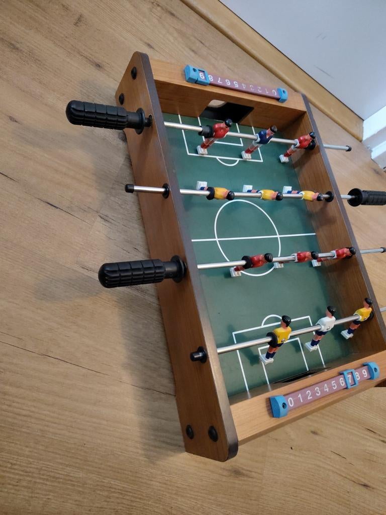 Kinder Tafelvoetbalspel - voor op tafel, Ophalen, Gebruikt