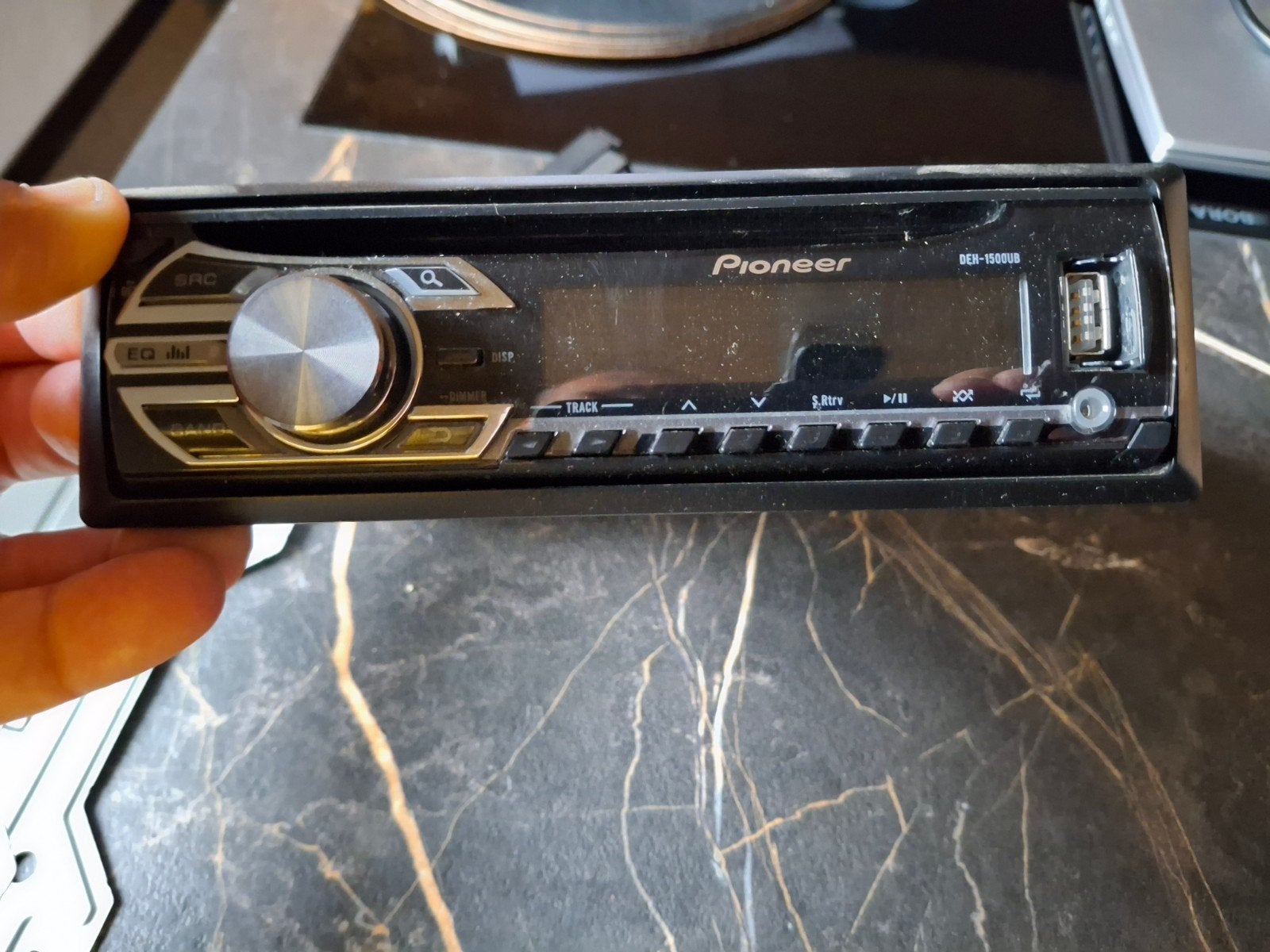 Pioneer DEH-1500UB Autoradio met USB, Auto diversen, Ophalen of Verzenden, Gebruikt