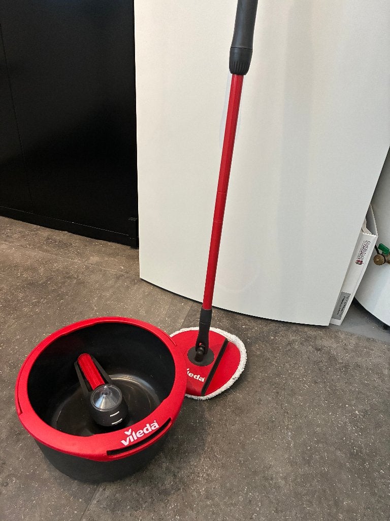 Vileda spin en clean dweilset, Ophalen of Verzenden, Mop of Dweil