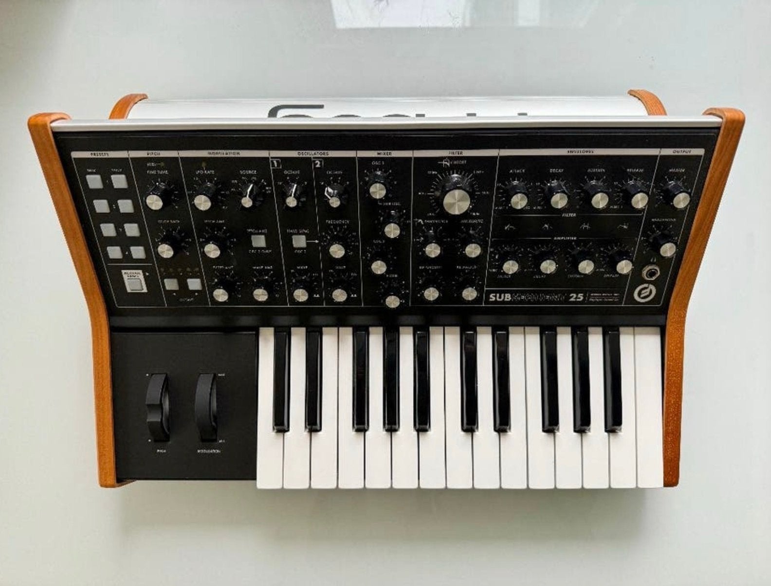 Moog Subsequent 25 met originele canvas hoes, Overige merken, Zo goed als nieuw, Met koffer of flightcase, Overige aantallen