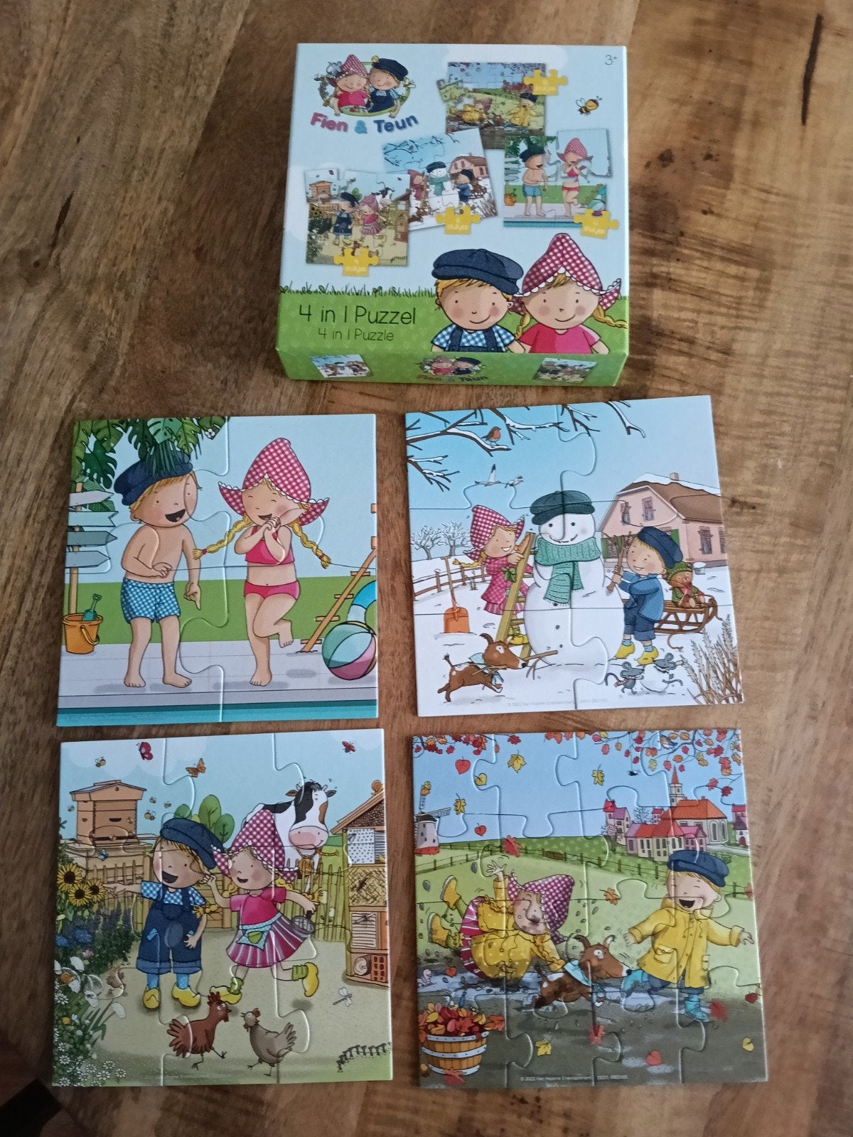 Diverse kinderpuzzels: Fien & Teun, Cars, Sprookjesboom, Ophalen of Verzenden, Minder dan 10 stukjes, Gebruikt, 2 tot 4 jaar