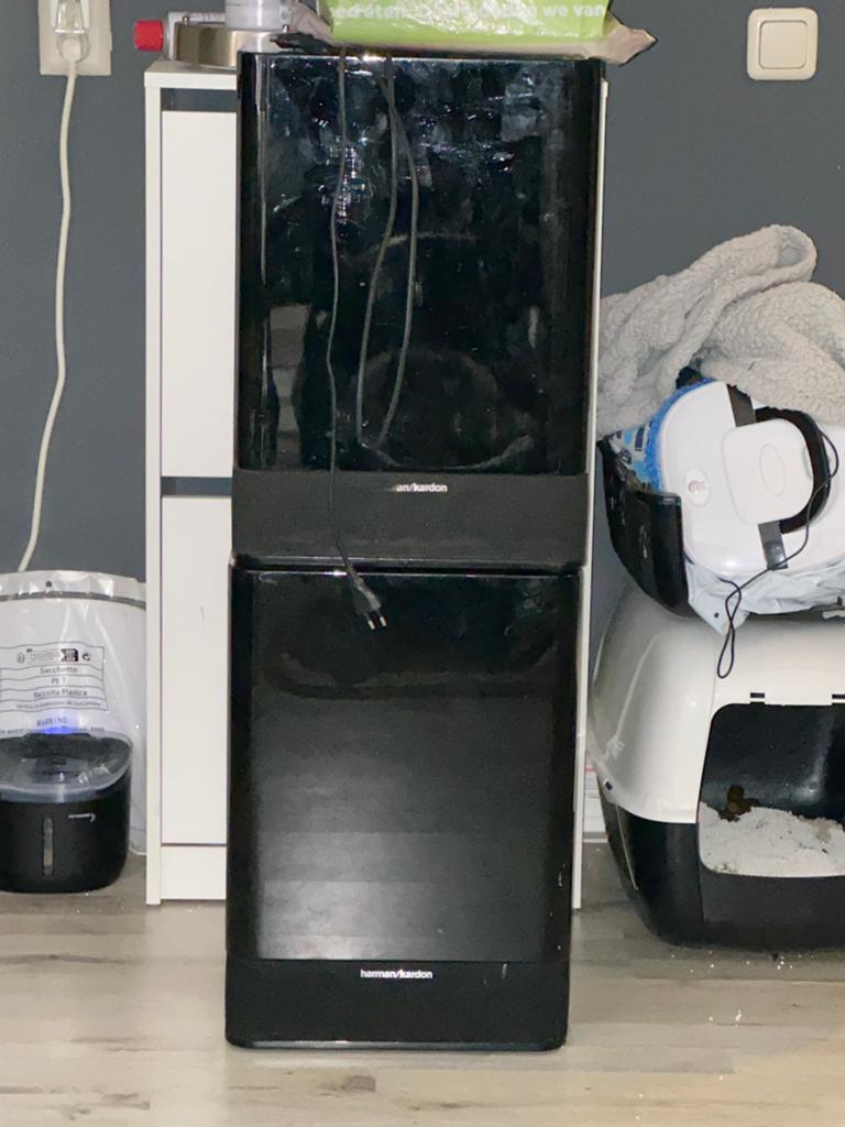 2x harman kardon TS-11 subwoofers, Subwoofer, Zo goed als nieuw, 120 watt of meer, Ophalen