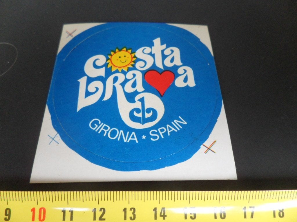sticker spanje costa brava girona spain, Ophalen, Zo goed als nieuw