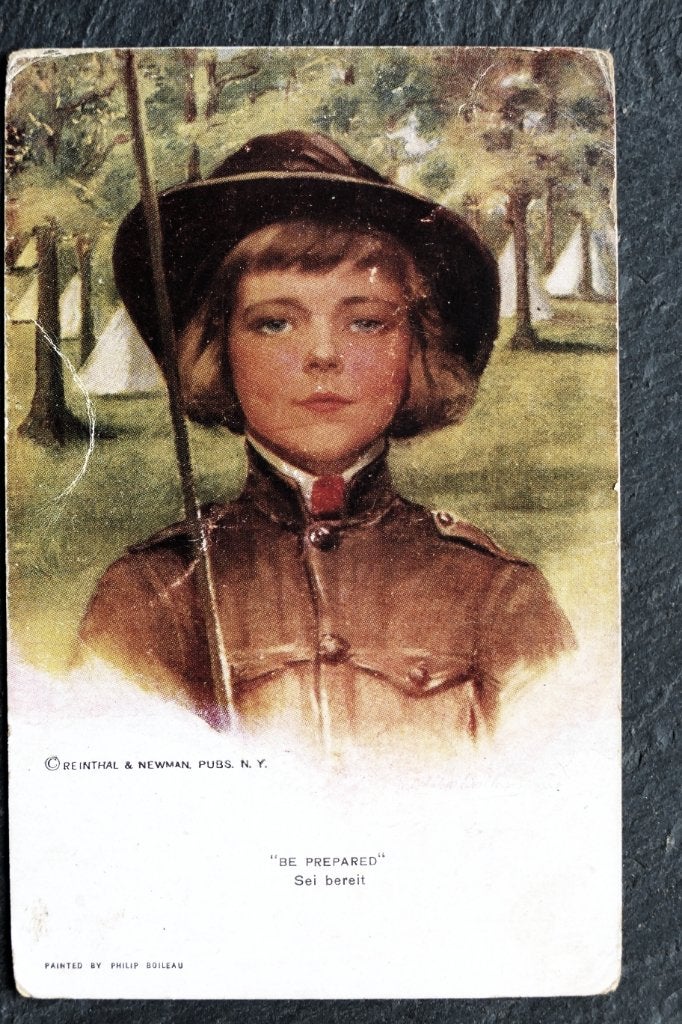 Be prepared (USA), Philip Boileau, 1923, Belgische legerpost, Verzenden, 1920 tot 1940, Gelopen, Kinderen