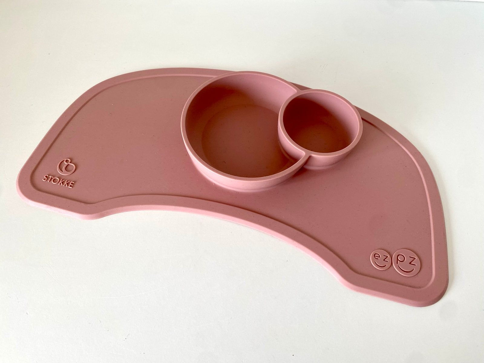Stokke Ezpz siliconen placemat met kommen, Ophalen of Verzenden, Zo goed als nieuw
