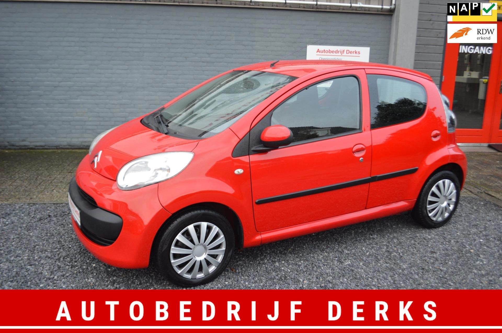 Citroen C1 1.0-12V Séduction Airco 5Drs Stuurbekrachtiging, Voorwielaandrijving, Stof, Gebruikt, 4 stoelen