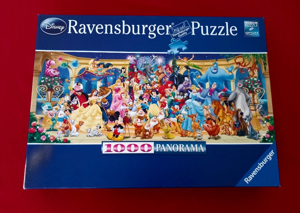 Ravensburger Disney-puzzel 1000 stukjes Groepsfoto, Ophalen of Verzenden, 500 t/m 1500 stukjes, Zo goed als nieuw, Legpuzzel