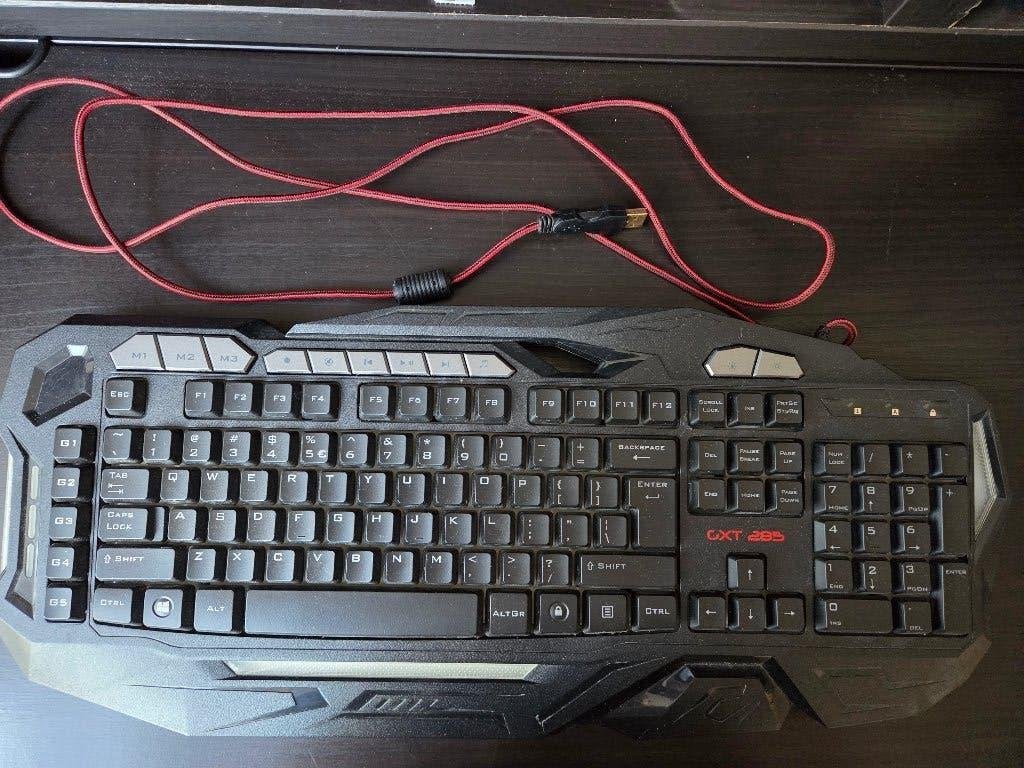 Trust GXT 285 Gaming Toetsenbord, Computers en Software, Ergonomisch, Ophalen of Verzenden, Zo goed als nieuw, Trust