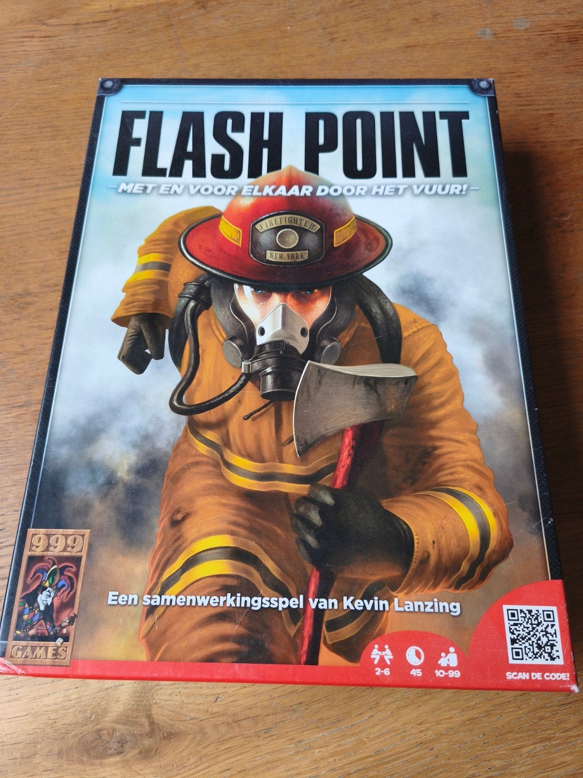 Flash Point: l Coöperatief brandweerspel - 999 Games l 10+, Hobby en Vrije tijd, Gezelschapsspellen | Bordspellen, Ophalen of Verzenden