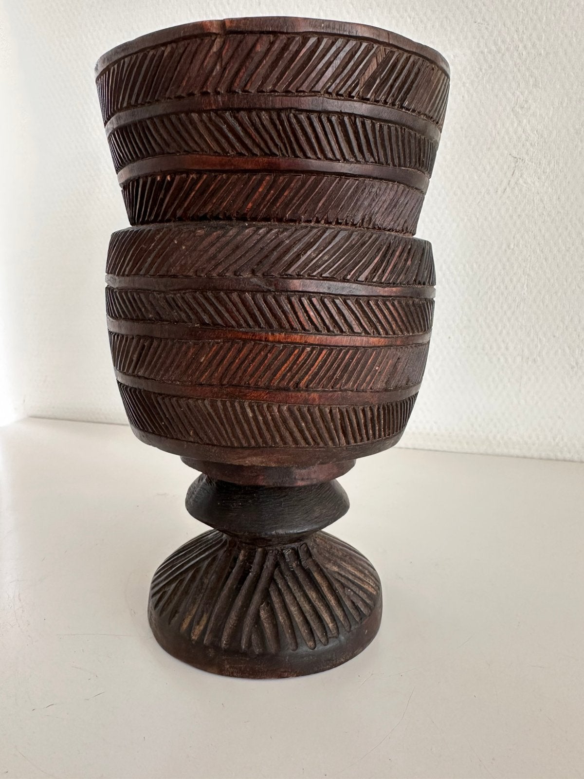 Kuba Lele Palmwijn beker 1930 Afrikaanse kunst Congo Afrika, Ophalen of Verzenden